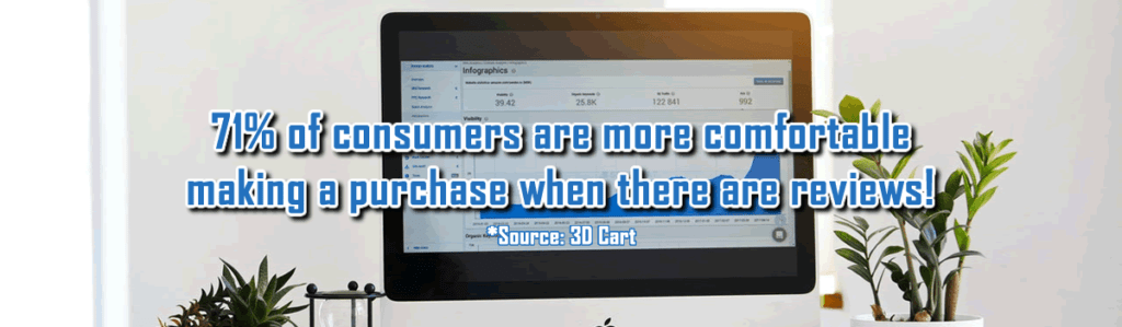 Customer Reviews - proof your customers are reading online reviews and testimonials
